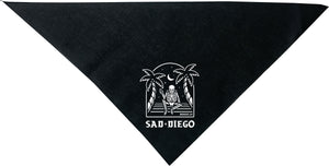 Sad Diego Skull Dog Bandana