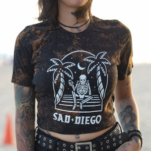 Sad Diego Bleached Unisex Tee