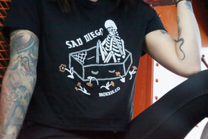 Sad Diego Coffin Crop Tee