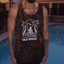 Load image into Gallery viewer, Sad Diego Bleached Men&#39;s Tank