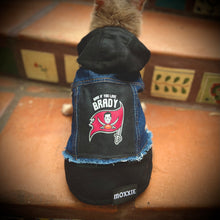 Load image into Gallery viewer, Bark if you love BRADY! Pet Denim Hoodie