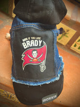 Load image into Gallery viewer, Bark if you love BRADY! Pet Denim Hoodie