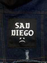 Load image into Gallery viewer, Sad Diego Pet Denim Hoodie