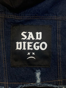 Sad Diego Pet Denim Hoodie