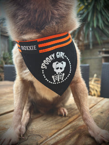 Spooky Girl! Adjustable Pet Bandana