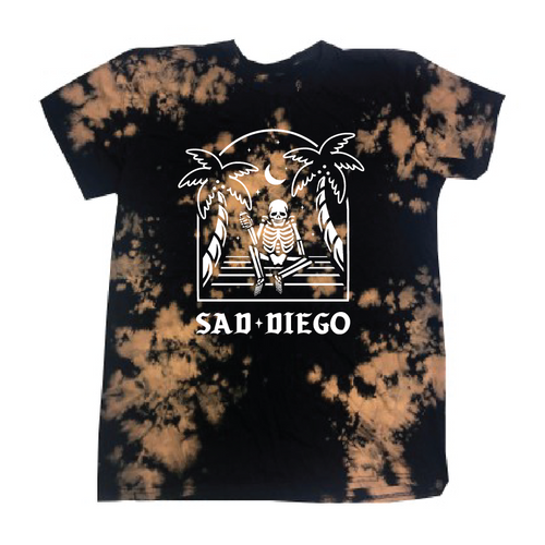 Sad Diego Bleached Unisex Tee