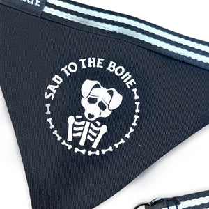 Sad to the Bone Adjustable Pet Bandana