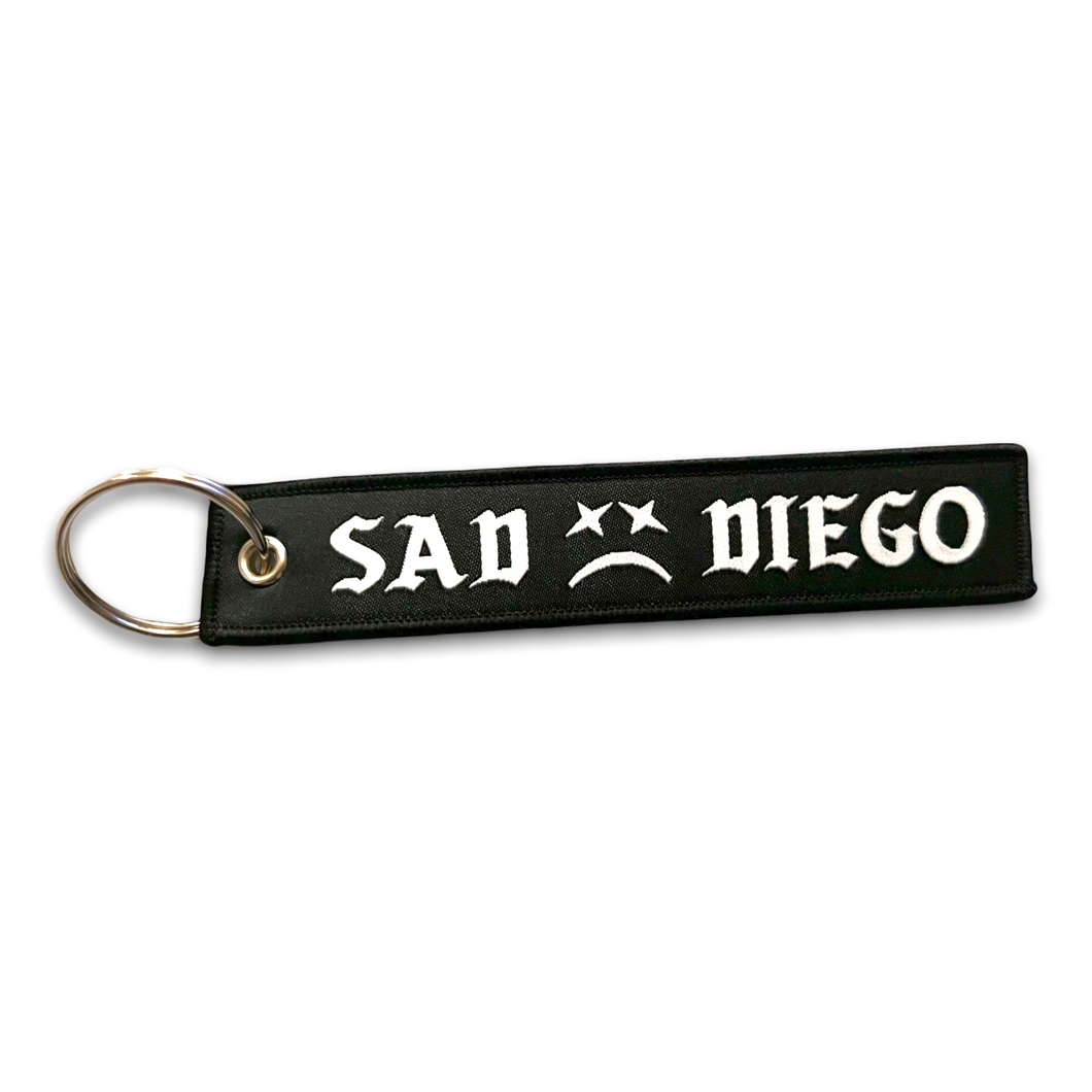 Sad Diego Woven Keychain