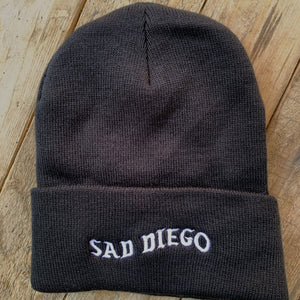 Black Sad Diego Beanie